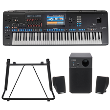 Yamaha Genos 2 with accessories