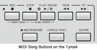 T4 song buttons