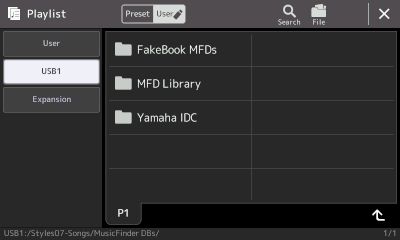Contents of MusicFinder DBs folder.