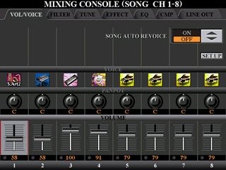 Mixing Console - Songs 1-8