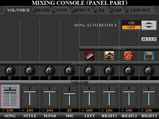 Mixing Console (Panel Part)