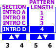 Section and Pattern Length Options