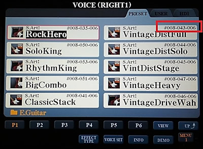 Figure 5 - Voice screen