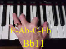 Bb = F Ab C Eb