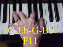 F11 = C Eb G Bb
