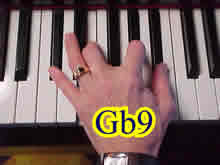 Gb9 = Db E Ab Bb
