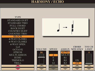 Harmony/Echo screen shot