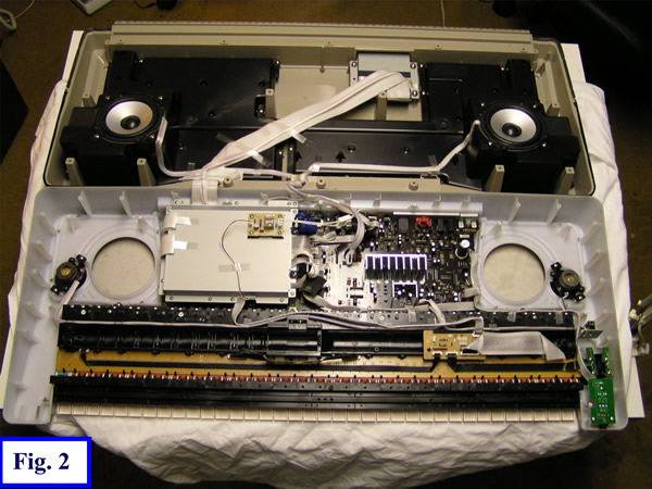 fig 2 - keyboard with bottom removed